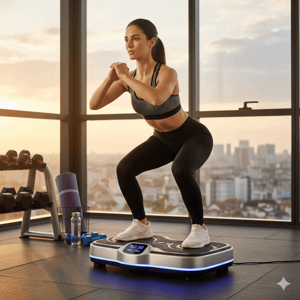 Frau Fitness Vibrationsplatte Beste Vibrationsplatte für Muskelaufbau – Kaufberater & Top-Modelle 20252026