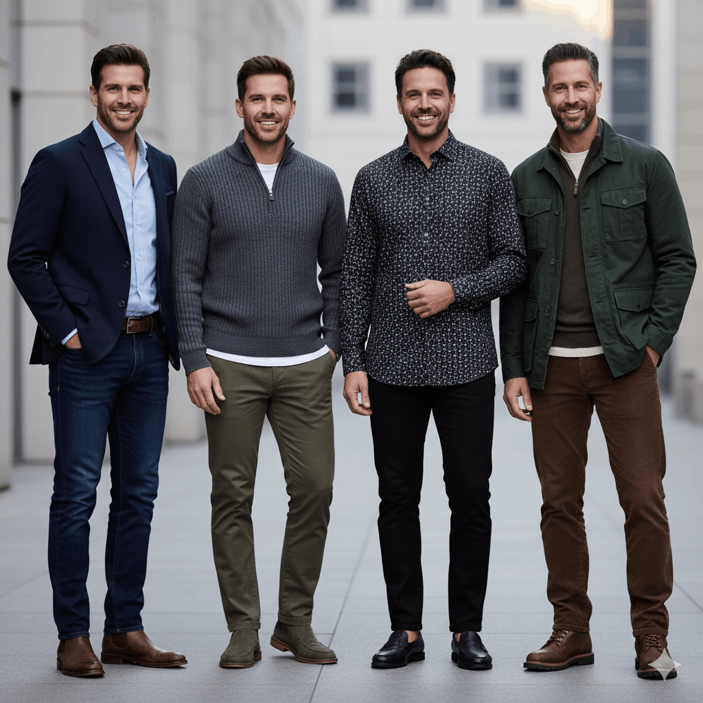 Bauch kaschieren – Outfit Ideen für Männer 2026